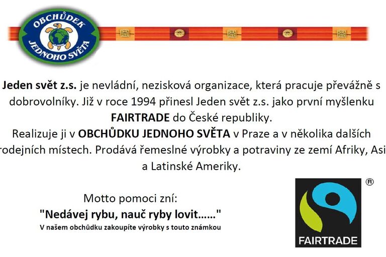Obchůdek Jednoho Světa 2022