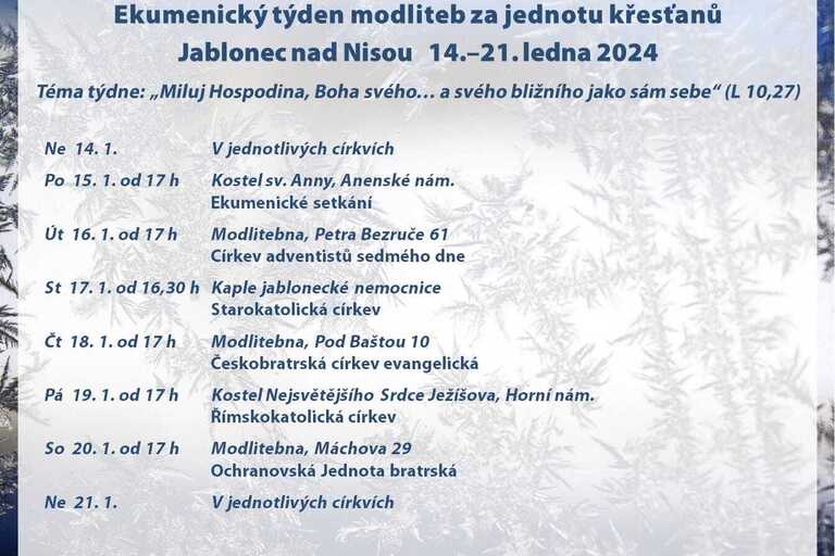 Týden modliteb za jednotu křesťanů 2024